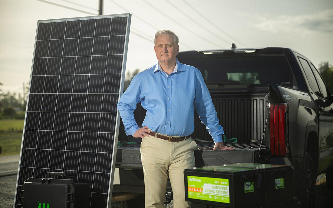 A solar power entrepreneur makes it his business to help