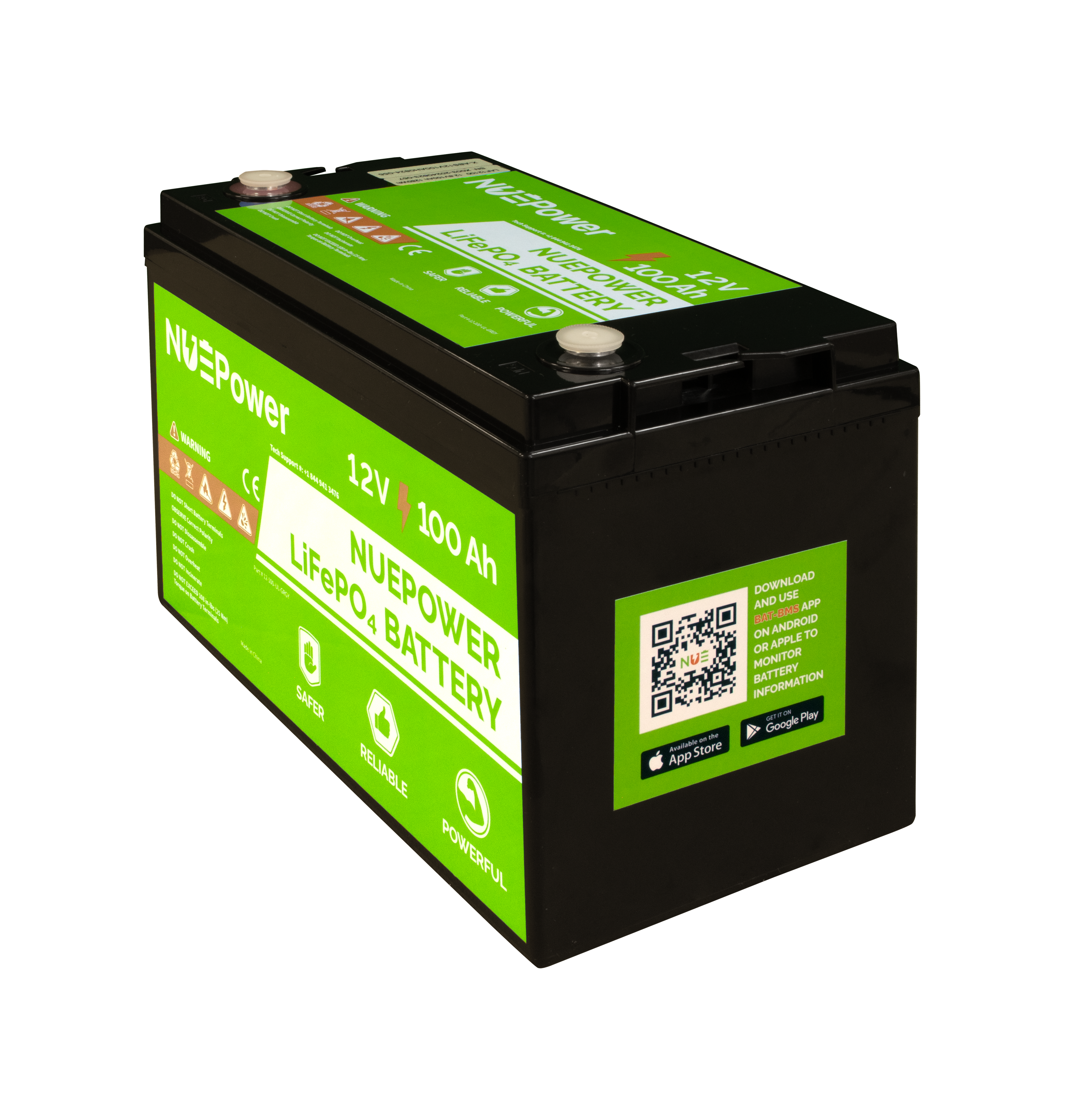 NUEPower™ 12V 100Ah UL Listed