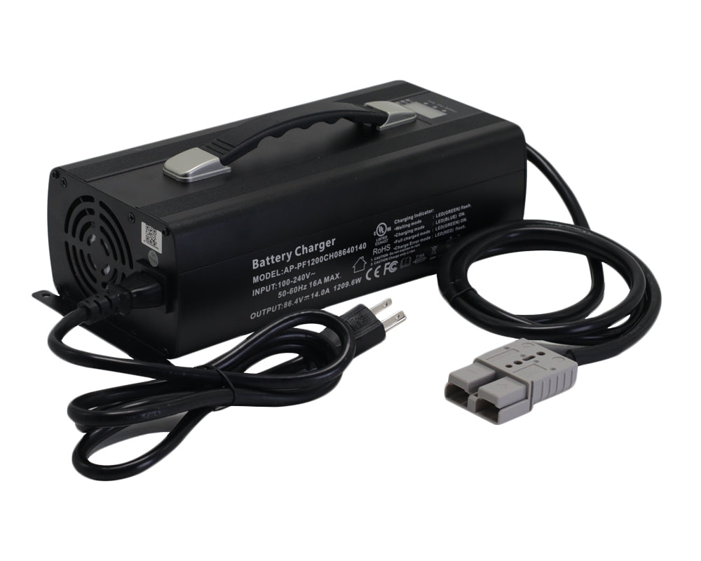 NUEPower 72V 14A Charger and LCD screen