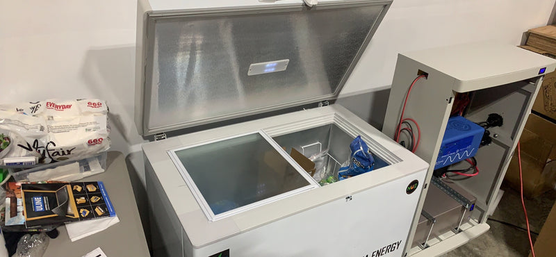 SunFreez DC solar freezer and fridge