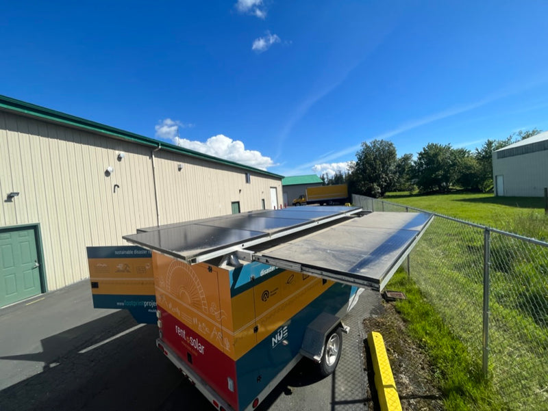 Refurbished SunWing enclosed solar trailer