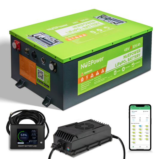 NUEPower™ 48V 105Ah Battery & Charger Kit