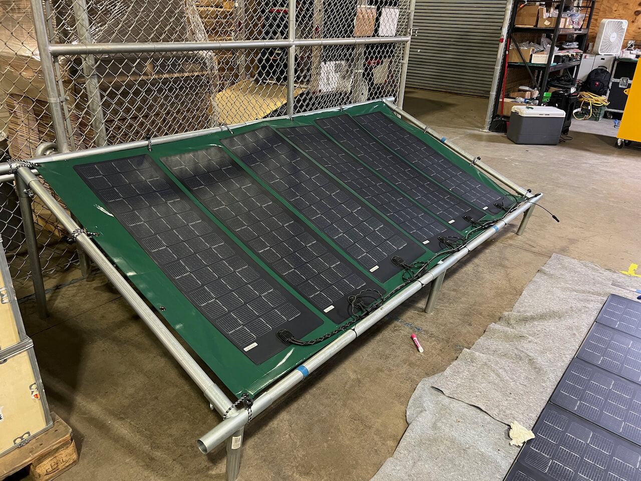 SunTarp™: Portable Solar Array – New Use Energy