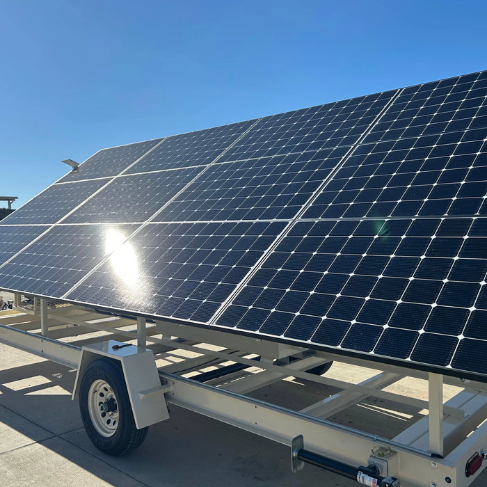 SunWing Gecko-15 solar trailer with maximum solar array