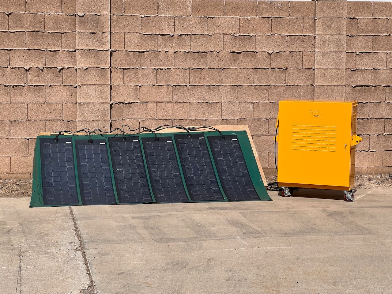 SunTarp™: Portable Solar Array – New Use Energy