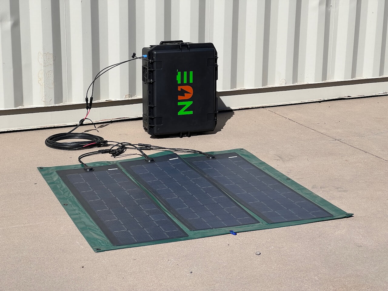 SunTarp™: Portable Solar Array – New Use Energy